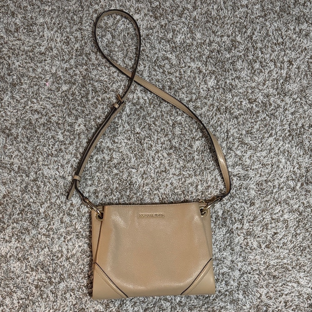 Michael Kors Beige Crossbody Bag